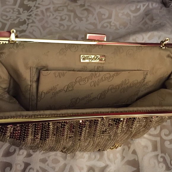 Whiting & Davis Gold Mesh Evening Bag - Picture 3 of 3