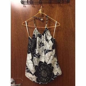 Floral halter top