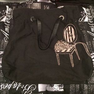 Victoria's Secret black canvas bag