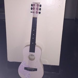 Mini Pink Guitar