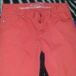 Orange Skinny Jeans