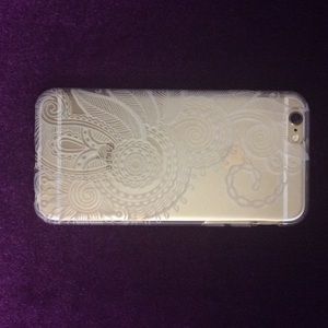 iPhone 6 or 6s clear rubber case with design