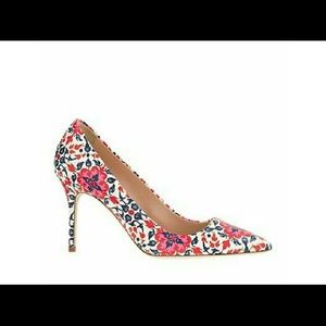 J Crew Floral Pumps