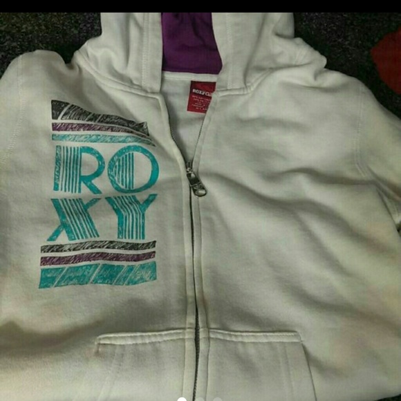 Girls Roxy zip up hoodie