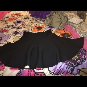 Black skater skirt