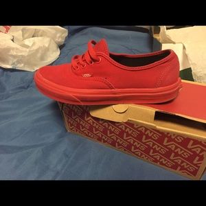 All Red Vans