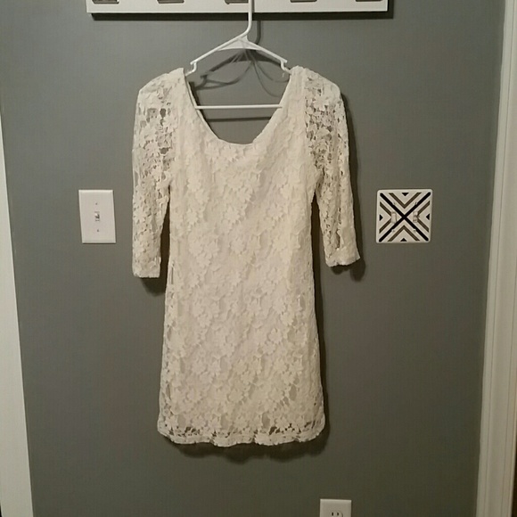 Off white lace dress