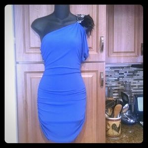 Blue party dress