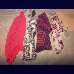 4 off the shoulder tops for 10 bucks!!
