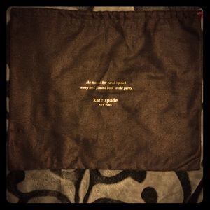 Kate spade dust bag