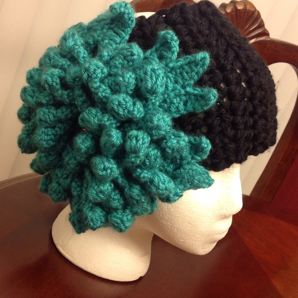 handmade Accessories - RESERVED New HEAD-WRAP W/LARGE BLING FLOWER