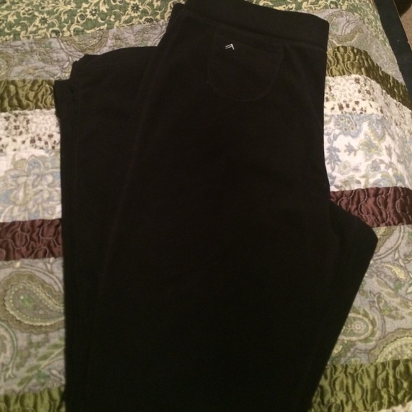 Black ultra soft 100% poly ski/snow fleecy pant - Picture 1 of 4
