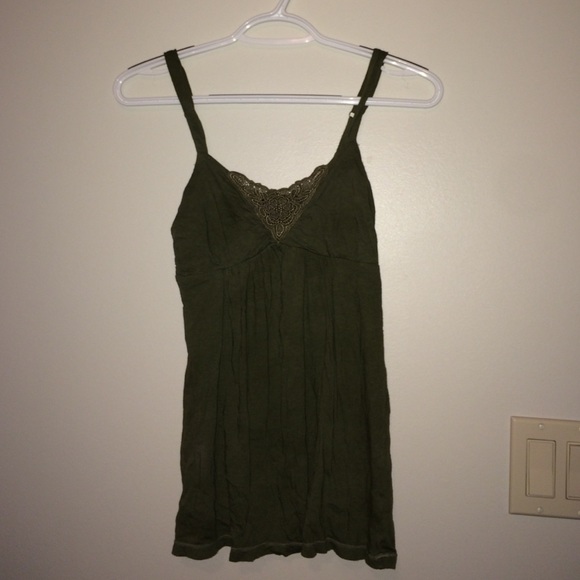 Olive green adorable tank top!