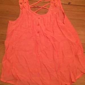 Flowing Orange Tank (offers accepted)