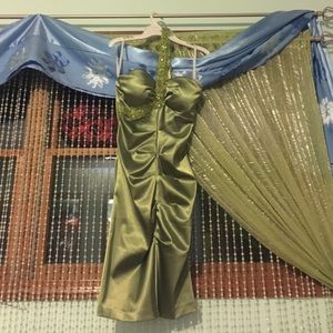 Green Cocktail Dress