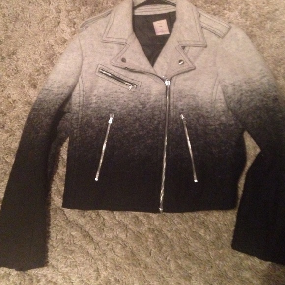 Gap Wool Ombre Moto Jacket