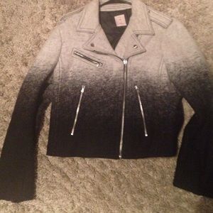 Gap Wool Ombre Moto Jacket