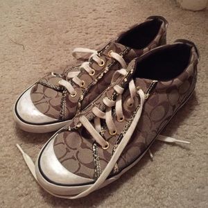 Size 10 lightly worn Coach shoes.