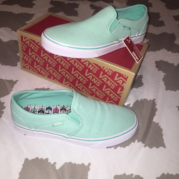 Vans Shoes - Rare Tiffany Blue Vans