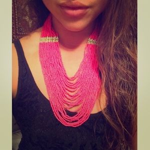 Pink statement necklace💕🎀
