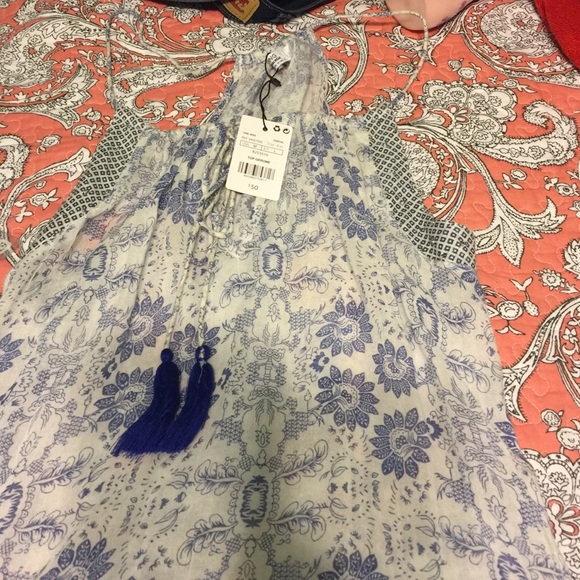 Blue blouse - size M
