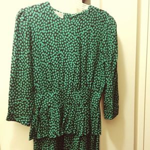 100% silk vintage dress