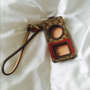 Coach iPod nano wristlet