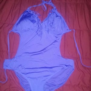 Sale!! Purple low back/ fringe new bathing suit