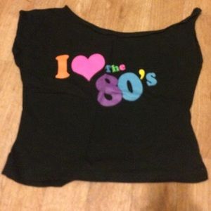 I love the 80's top from party city
