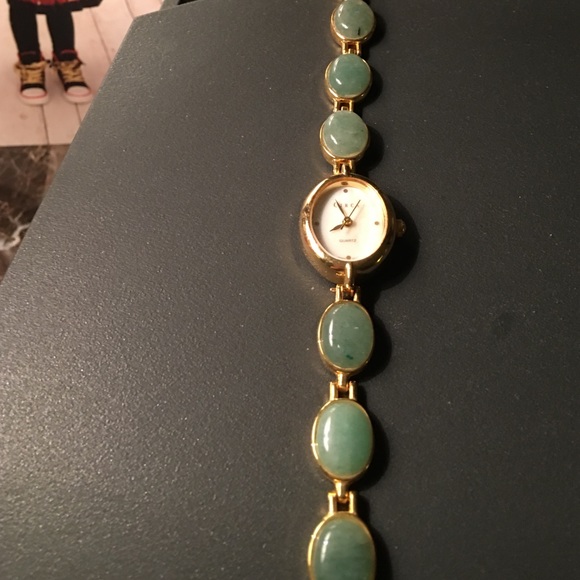 Jade band watch like new made by Circa