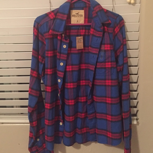 Hollister plaid shirt
