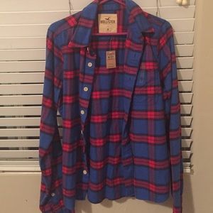 Hollister plaid shirt