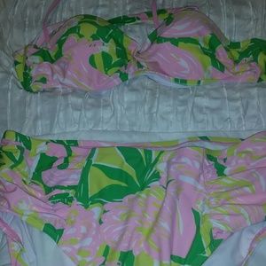 Lilly pulitzer bikini top and bottom
