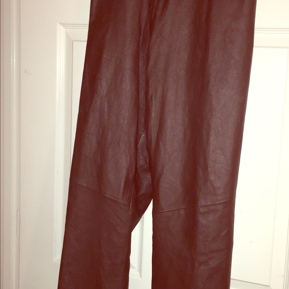 Venezia 100% Leather Pants -PLUS SIZED
