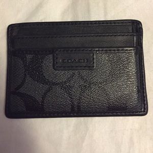 Men's Coach card holder