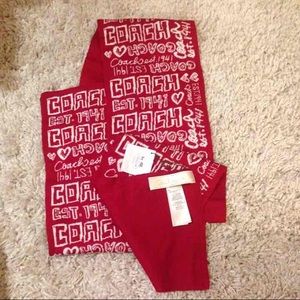 New coach scarf