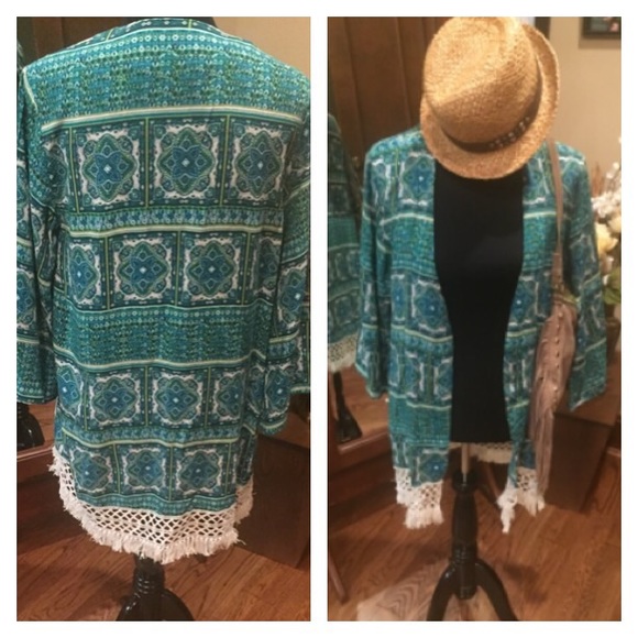 Copper Key kimono - Picture 3 of 4