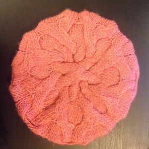 Cute over sized pink slouch Hat