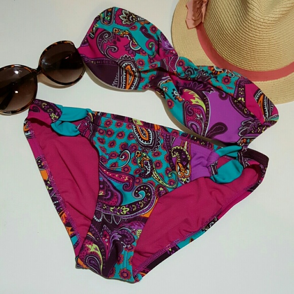 { BOGO 50% } Xhiliharation Multi Color Bikini