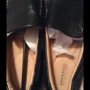 Sperrys loafer slip ons driving shoes.