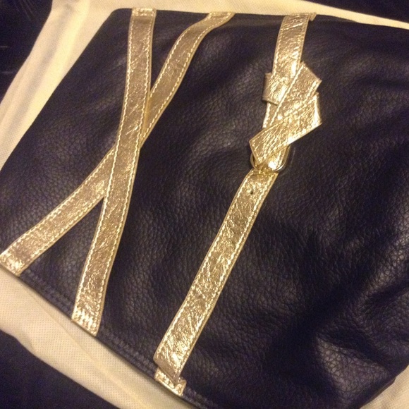 Patti Hansen Hung On U Black Crossbody Bag Purse