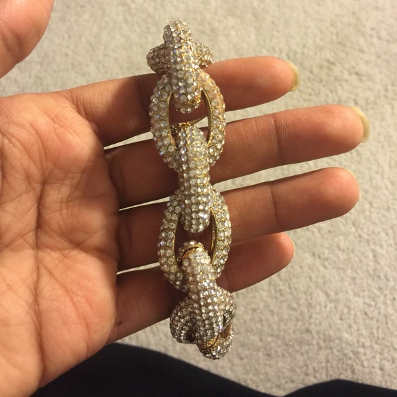 J crew pave bracelet