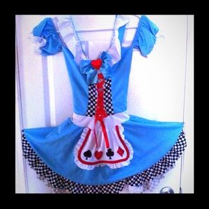 Alice in Wonderland EUC Halloween Costume Hottopic