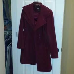 Mossimo Burgundy Coat