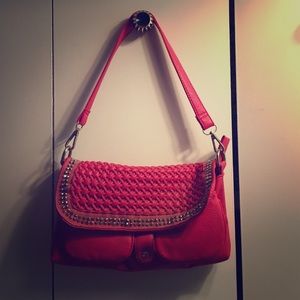 Pink Wet Seal Shoulder Purse