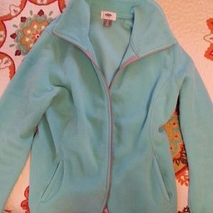 Turquoise Old Navy fleece jacket
