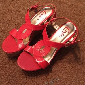 Candie's 6.5 Burnt Orange Heels