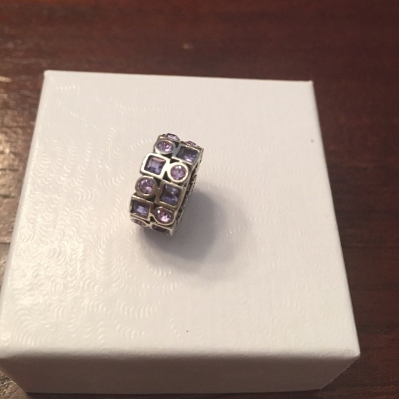 Authentic 💯 Chamilia sterling and crystal charm