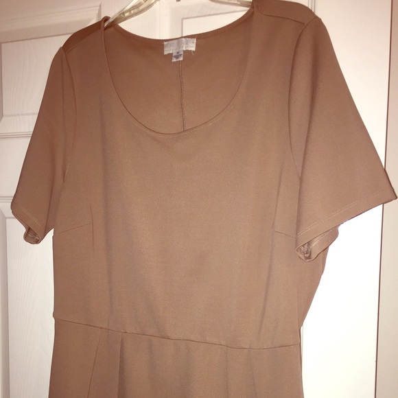 Forever 21 Camel Peplum