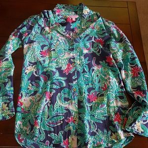 Lilly Pulitzer Button Down Blouse